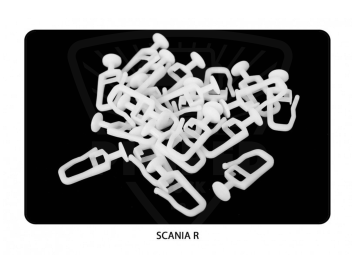 Hooks for curtains Scania R-series (25pcs)