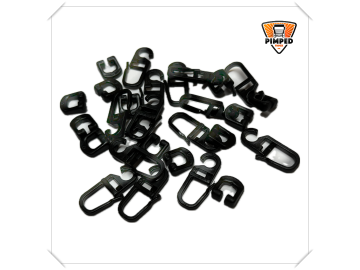 Hooks for curtain Scania S/R/G/P - series NEXT GENERATION (25pcs) BLACK