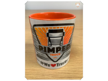 Pimped Truck Mug Orange
