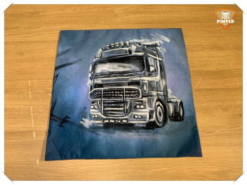 DAF Pillow Cover Blue