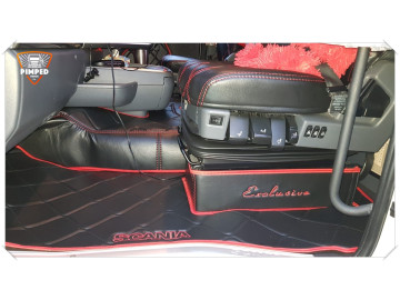 Scania R series 2006 -  NOW Eco Leather Engine cover & Floor mats