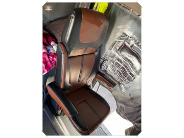 Daf XF New Gen / XG/ XG+ seat covers full eco leather black/brown premium