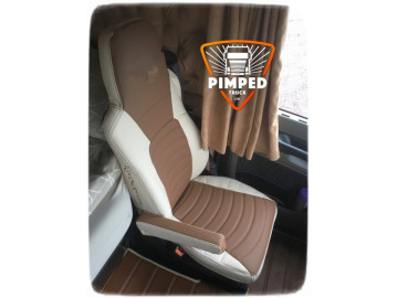 DAF 95/105xf TILL 2012YEAR / DAF CF EURO5 FULL ECO LEATHER SEAT COVERS