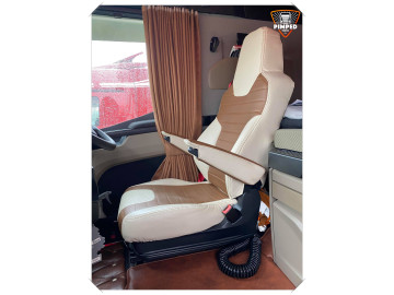 FULL ECO LEATHER SEAT COVERS for Man TGX NEW GEN 