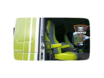 VOLVO FH/FM 2002-2013 FULL ECO LEATHER SEAT COVERS