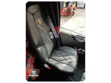 VOLVO FH4/ FH5/ FM after 2013 FULL ECO LEATHER SEAT COVERS